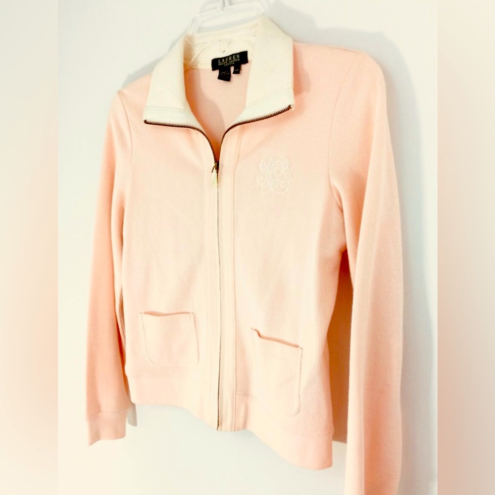 Lauren | Ralph Lauren Cotton Knit zippered jacket